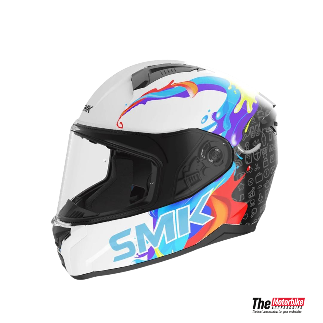 Casco para niños SMK blanco